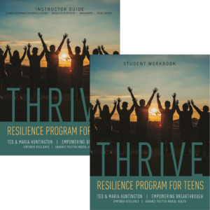 A training set of one instructor workbook and one student workbook for the Thrive Resilience Program.